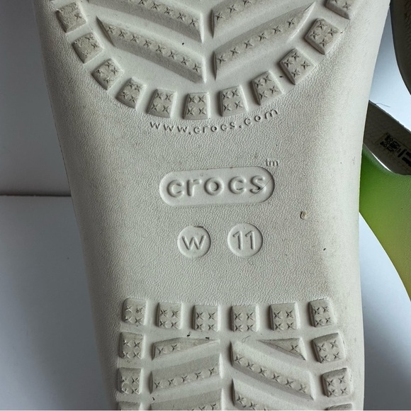 Crocs Kadee Sandals Women's size 11 Shoes Blue Green Lightweight Waterproof - Picture 10 of 11